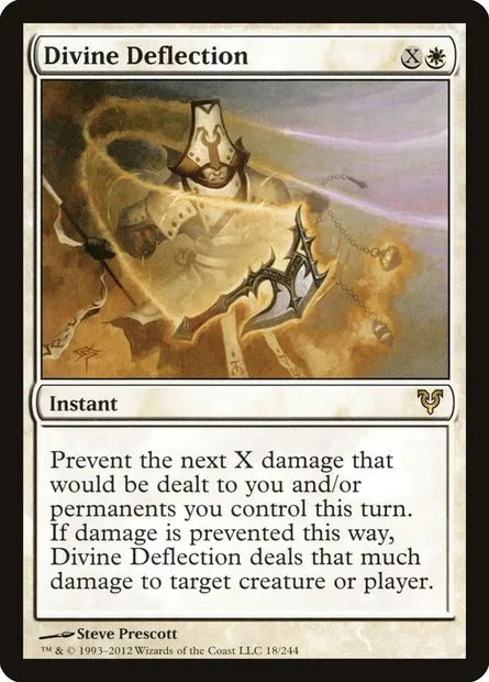Divine Deflection, Magic card AVR 18 — Avacyn Restored set