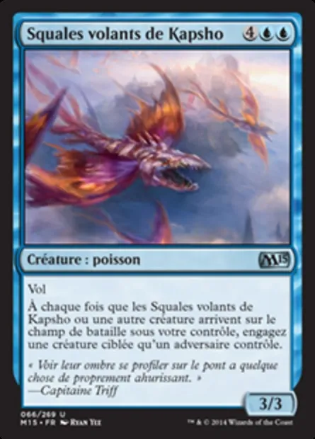 Squales volants de Kapsho, carte Magic M15 66 — extension Magic 2015