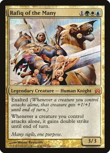 Rafiq aux Innombrables, carte Magic V11 10 — extension From the Vault: Legends
