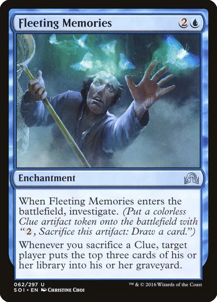 Fleeting Memories, Magic card SOI 62 — Shadows over Innistrad set