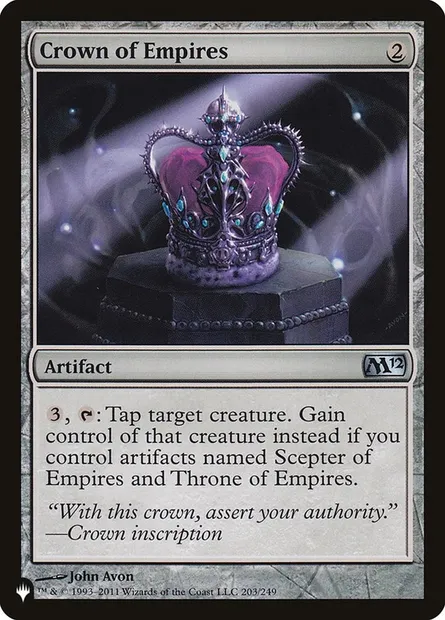 Crown of Empires, Magic card PLST M12-203 — The List set