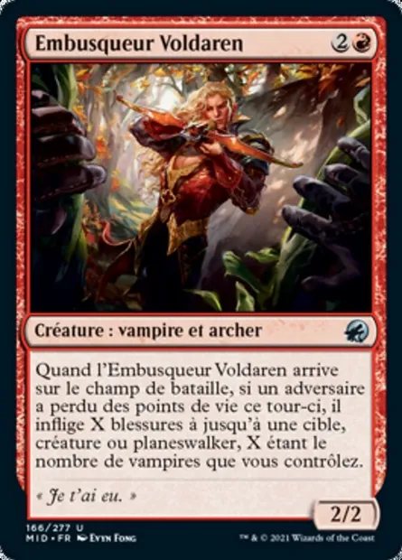 Embusqueur Voldaren, carte Magic MID 166 — extension Innistrad : chasse de minuit