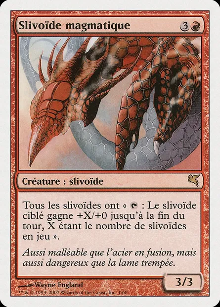 Magma Sliver, Magic card PSAL D1 — Salvat 2005 set