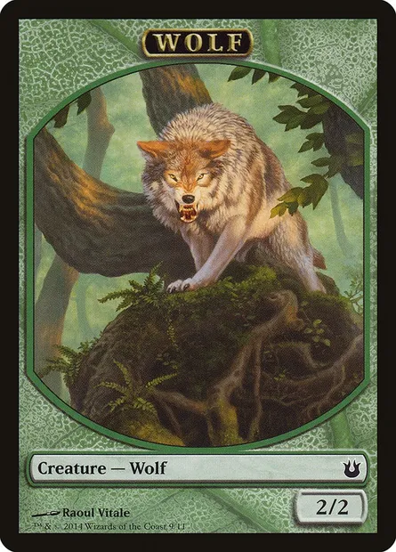 Wolf, Magic card TBNG 9 — Born of the Gods Tokens set