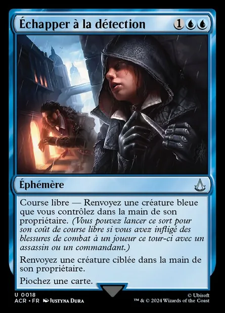 Échapper à la détection, carte Magic ACR 18 — extension Assassin's Creed