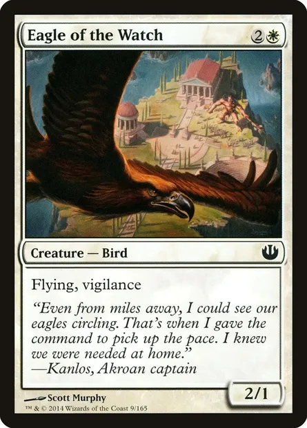 Eagle of the Watch, Magic card JOU 9 — Journey into Nyx set