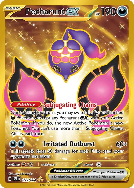 Pecharunt ex, Pokémon card SFA 095 — Shrouded Fable set