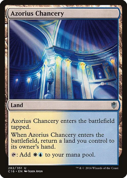 Azorius Chancery, Magic card C16 282 — Commander 2016 set