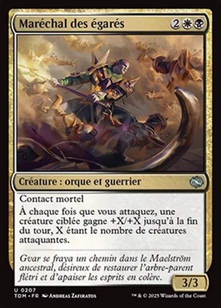 Maréchal des égarés, carte Magic TDM 207 — extension Tarkir: Dragonstorm