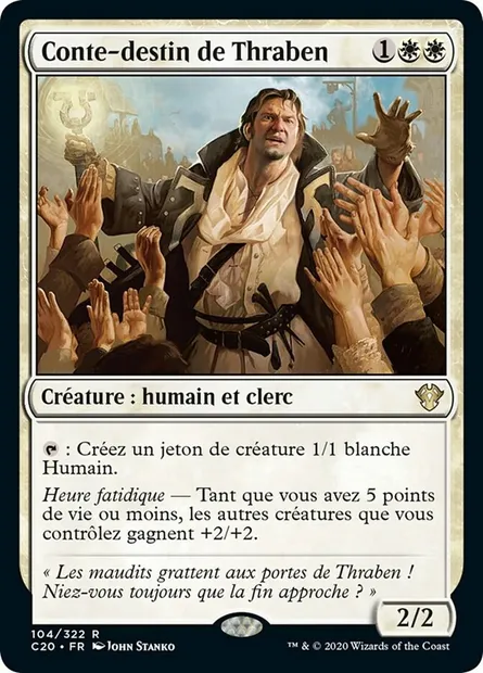 Conte-destin de Thraben, carte Magic C20 104 — extension Commander 2020