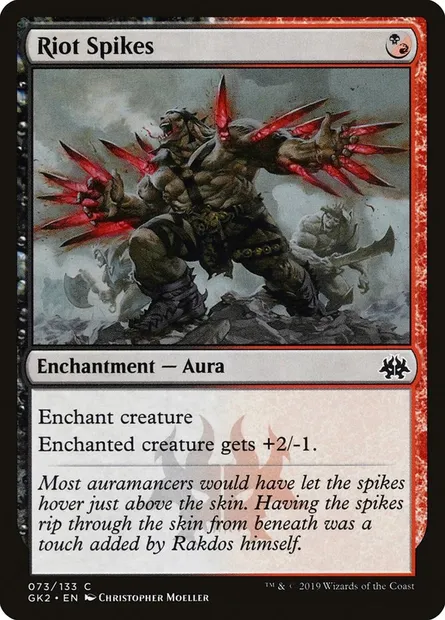Riot Spikes, Magic card GK2 73 — RNA Guild Kit set