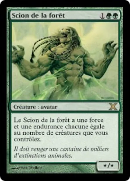 Scion de la forêt, carte Magic 10E 295 — extension Dixième édition