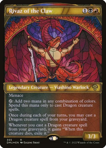Rivaz of the Claw, Magic card DMU 355 — Dominaria United set