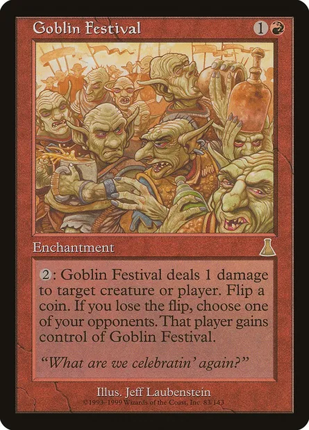 Goblin Festival, Magic card UDS 83 — Urza's Destiny set