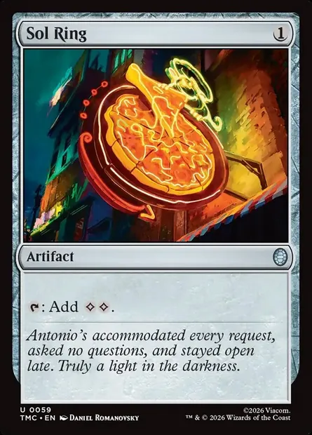 Sol Ring, Magic card TMC 59 — Teenage Mutant Ninja Turtles Eternal set