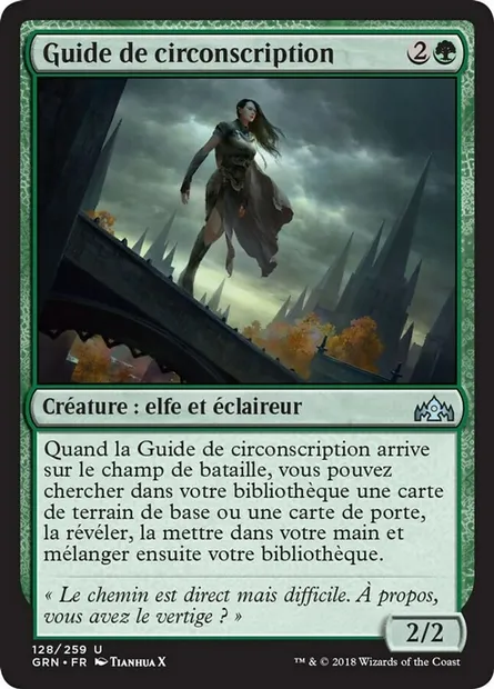 Guide de circonscription, carte Magic GRN 128 — extension Les Guildes de Ravnica
