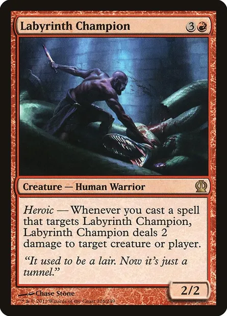 Labyrinth Champion, Magic card THS 126 — Theros set