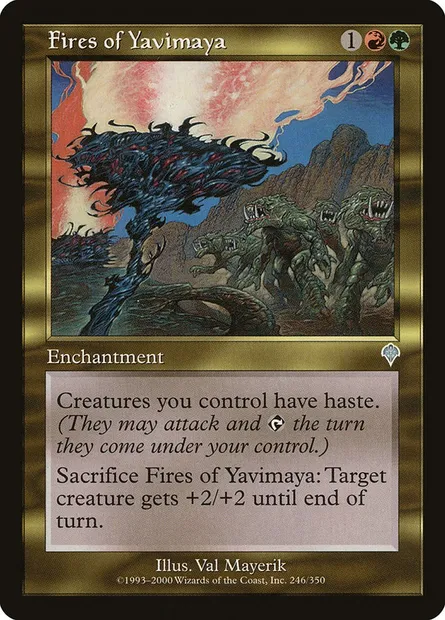 Feux de la Yavimaya, carte Magic INV 246 — extension Invasion
