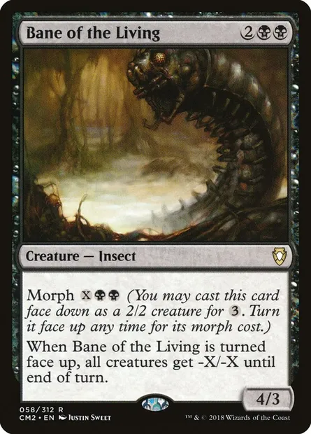 Fléau des vivants, carte Magic CM2 58 — extension Commander Anthology Volume II
