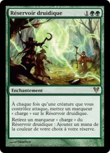 Réservoir druidique, carte Magic AVR 176 — extension Avacyn ressuscitée