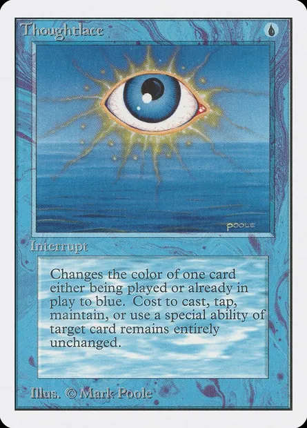 Thoughtlace, Magic card 2ED 83 — Unlimited Edition set