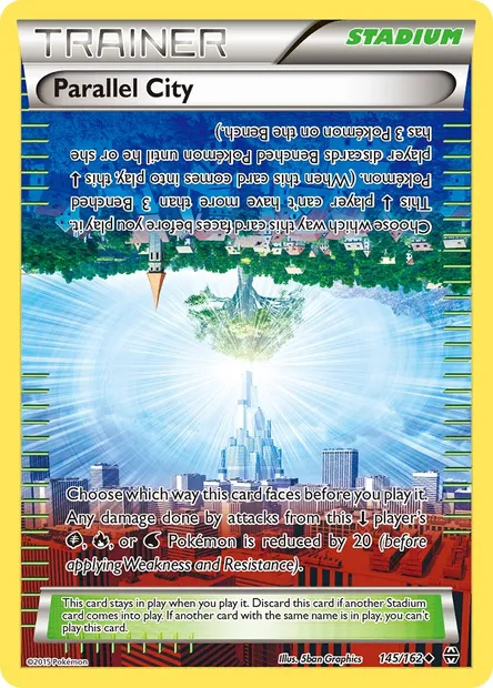 Parallel City, Pokémon card BKT 145 — BREAKthrough set