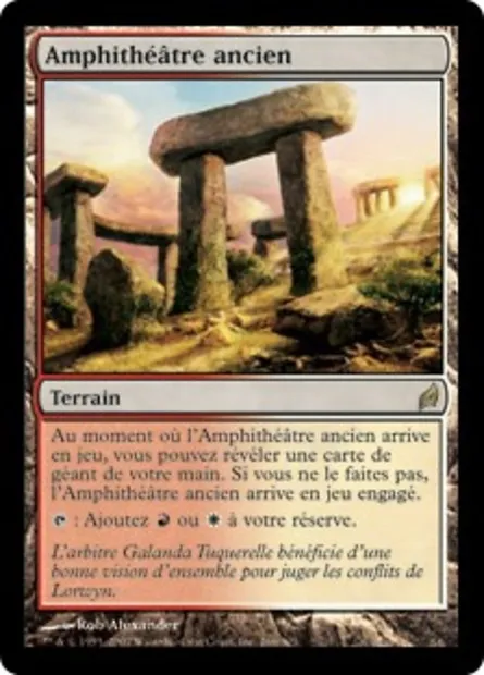 Amphithéâtre ancien, carte Magic LRW 266 — extension Lorwyn