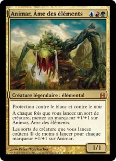 Animar, Âme des éléments, carte Magic CMD 181 — extension Commander 2011