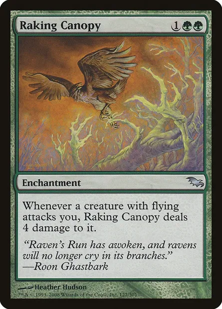 Raking Canopy, Magic card SHM 127 — Shadowmoor set