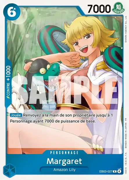 Margaret, carte One Piece EB03-027 — extension ONE PIECE HEROINES EDITION