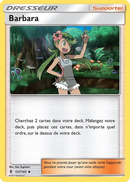Barbara, carte Pokémon GRI 127 — extension Gardiens Ascendants