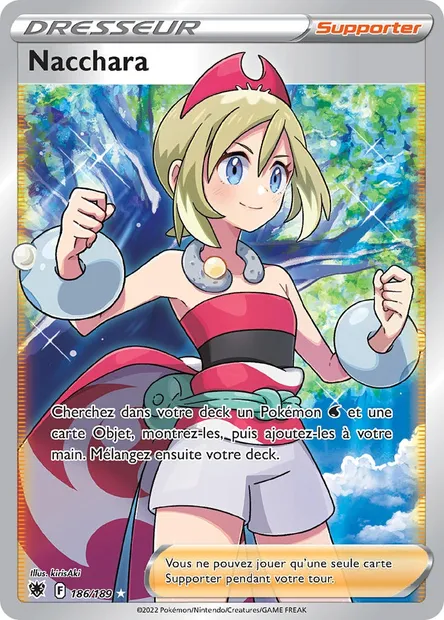 Nacchara, carte Pokémon ASR 186 — extension Astres Radieux
