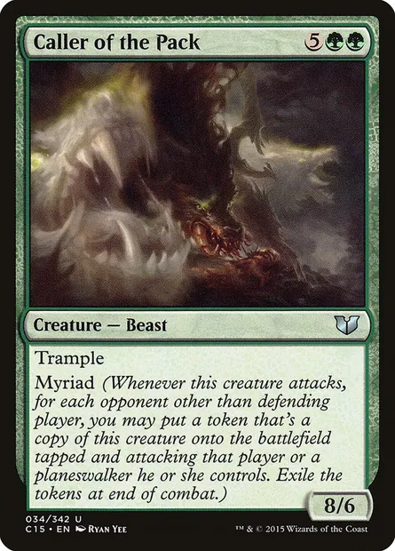 Caller of the Pack, Magic card C15 34 — Commander 2015 set
