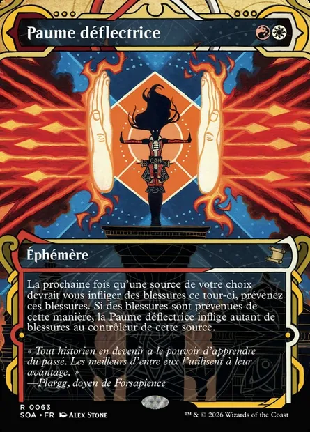 Paume déflectrice, carte Magic SOA 63 — extension Secrets of Strixhaven Mystical Archive
