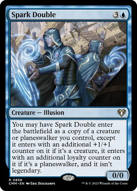 Spark Double, Magic card CMM 856 — Commander Masters set