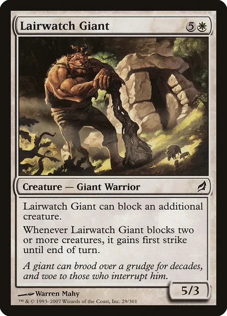 Lairwatch Giant, Magic card LRW 29 — Lorwyn set