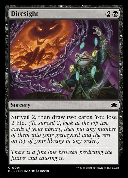 Diresight, Magic card BLB 91 — Bloomburrow set