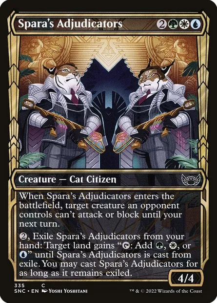 Spara's Adjudicators, Magic card SNC 335 — Streets of New Capenna set