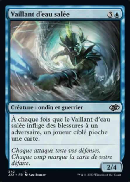 Vaillant d'eau salée, carte Magic J22 342 — extension Jumpstart 2022