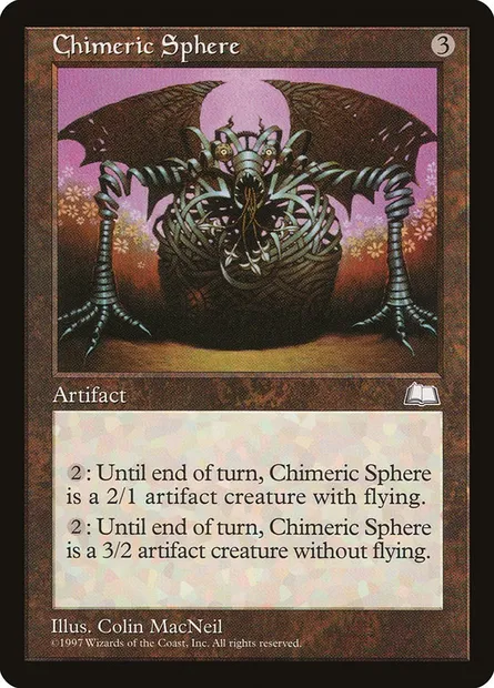 Chimeric Sphere, Magic card WTH 148 — Weatherlight set