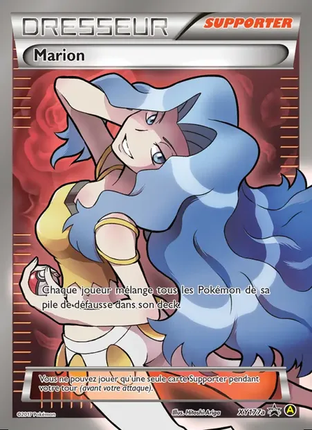 Marion, carte Pokémon XY 177a — extension Promo XY