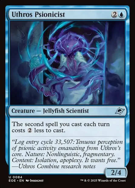 Uthros Psionicist, Magic card EOE 84 — Edge of Eternities set