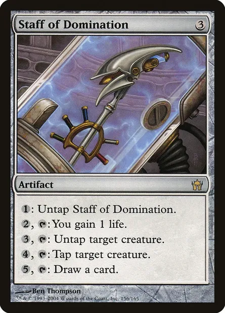 Bâton de domination, carte Magic 5DN 156 — extension La Cinquième Aube