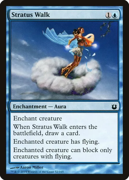 Stratus Walk, Magic card BNG 52 — Born of the Gods set