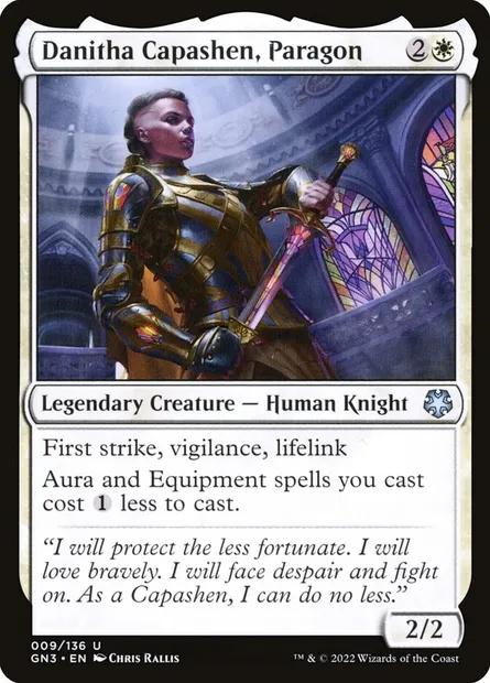 Danitha Capashen, Paragon, Magic card GN3 9 — Game Night: Free-for-All set