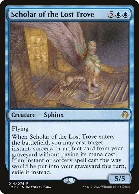 Scholar of the Lost Trove, carte Magic JMP 14 — extension Jumpstart
