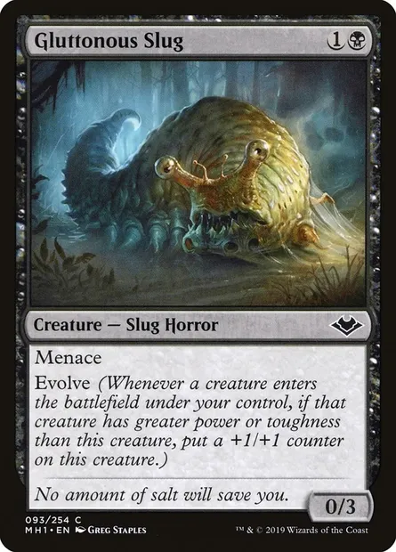 Gluttonous Slug, Magic card MH1 93 — Modern Horizons set