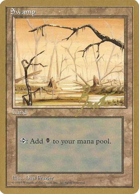Swamp, Magic card PTC gb370 — Pro Tour Collector Set set