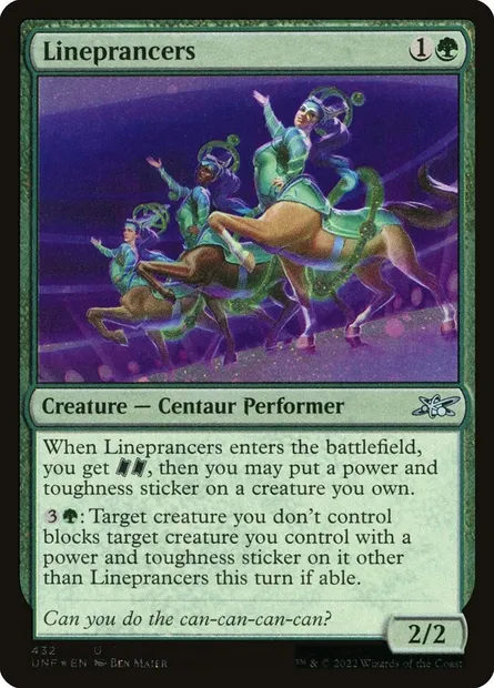 Lineprancers, Magic card UNF 432 — Unfinity set