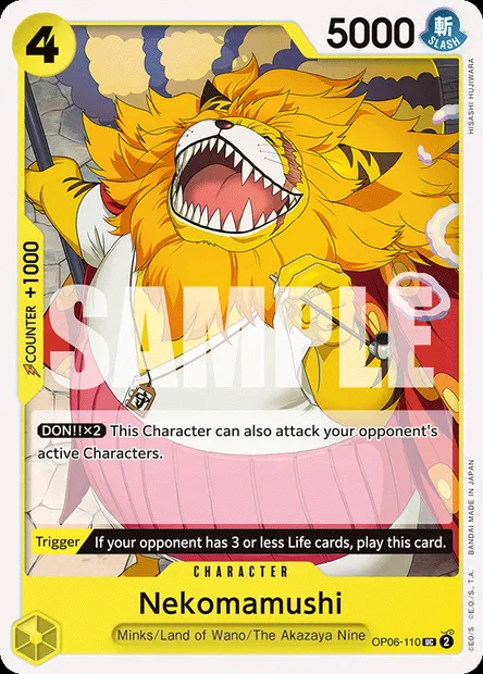 Chavipère, carte One Piece OP06-110 — extension ONE PIECE CARD THE BEST